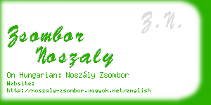 zsombor noszaly business card